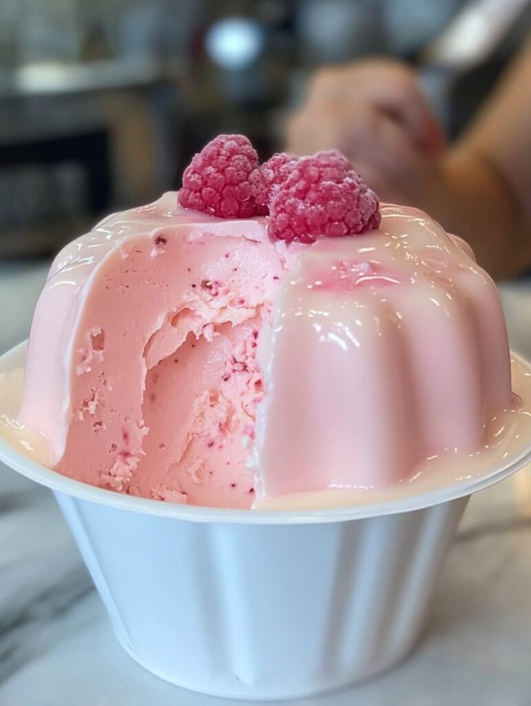 Gelatina de Yogurt de Fresa