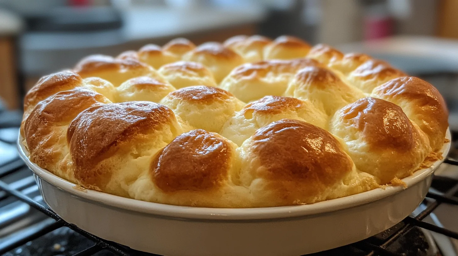 Light and fluffy cottage cheese cloud bread, perfect for breakfast or as a side dish.