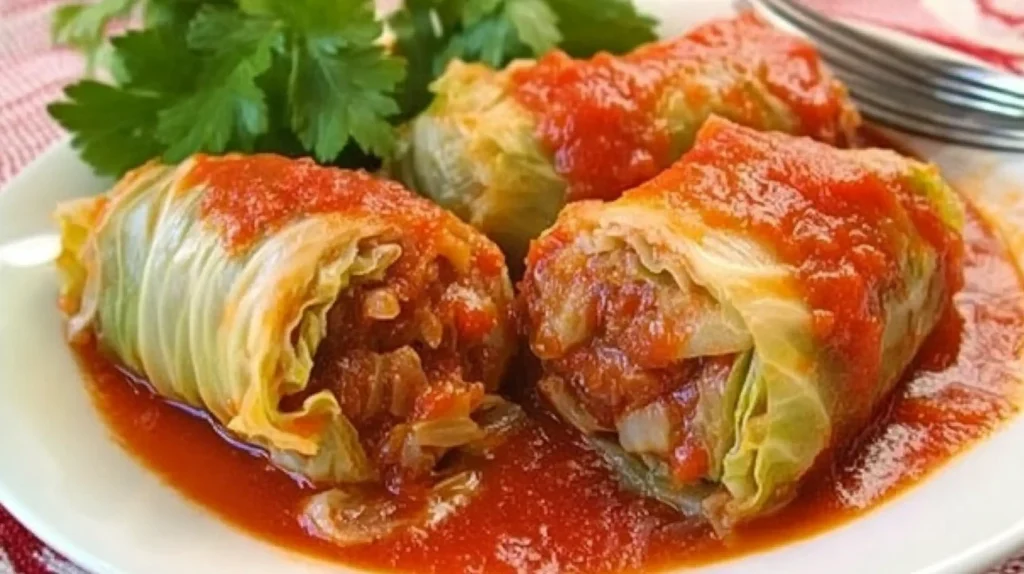 Polish Stuffed Cabbage Rolls (Golabki)